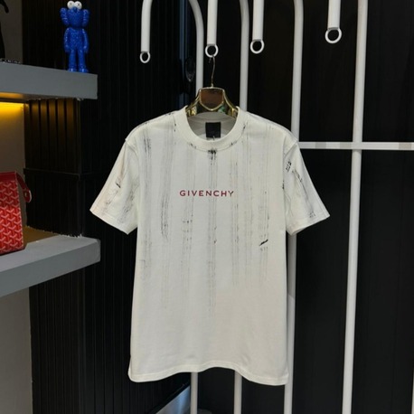 Givency Beyaz Baskılı Tişört