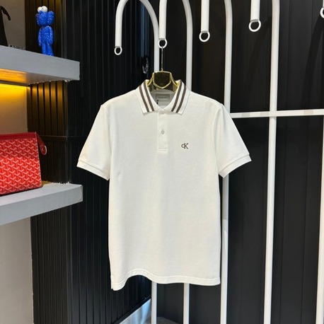 Calvin Klein Beyaz Polo Yaka Tişört