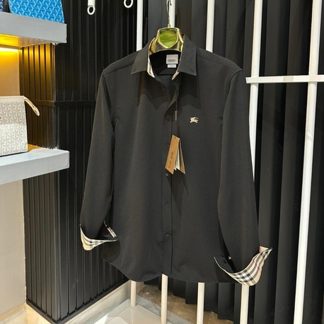 Burberry Siyah Uzun Kol Gömlek