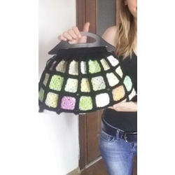 Motifli El Örgüsü Çanta