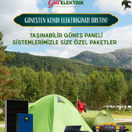 TAŞINABİLİR GÜNEŞ PANELİ 