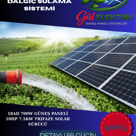 TARIM SULAMA 5KW SİSTEM