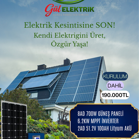 GÜNEŞ PANELİ SETİ 4 