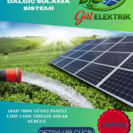 TARIMSAL SULAMA 11KW SET 