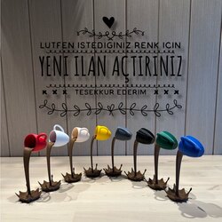 Dökülen kahve bardağı dekor