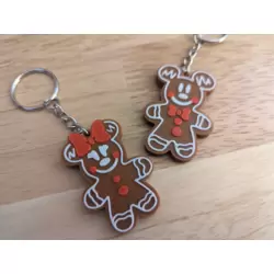 Minnie ve Mickey Zencefilli Kurabiye Anahtarlıklar