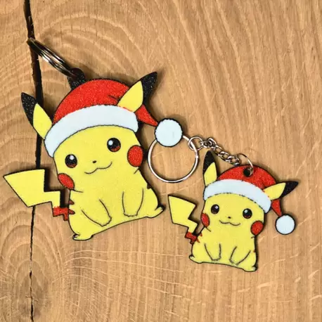Noel Pikachu - süs ve anahtarlık