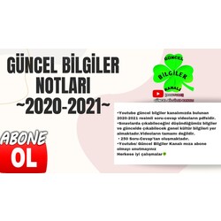 2020-2021 GÜNCEL BİLGİLER PDF