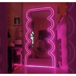 neon ledli ayna 