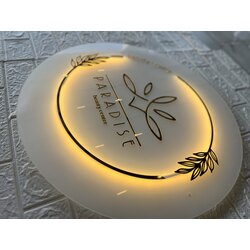 kişiye özel desenli neon duvar panosu