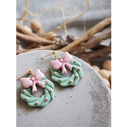 Mint Ribbon Wreath