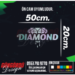 Diamond Ön Cam Sticker