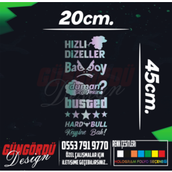 Hologram Arka Cam Set 7