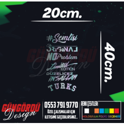 Hologram Arka Cam Set 13