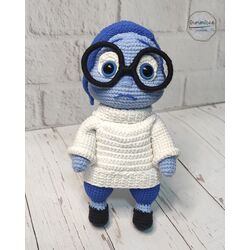 Amigurumi ters yüz üzgün