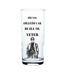 Özel Tasarım Baskılı Rakı Kadehi