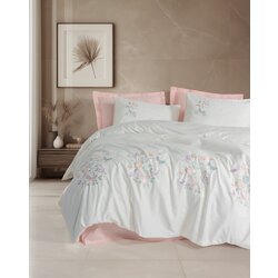3D NAKIŞLI SATEN ÇİFT KİŞİLİK NEVRESİM TAKIMI 
