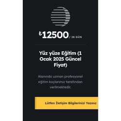 Yüz Yüze Öğrenci Eğitimi 