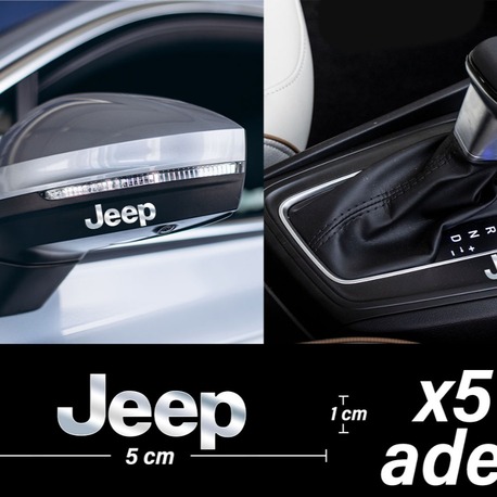 JEEP Metal Sticker Kabartmalı (5 Adet)