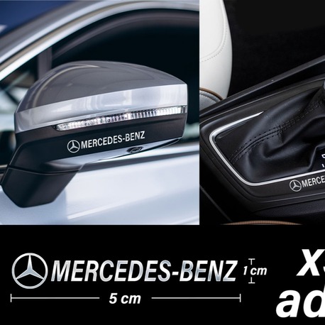 Mercedes-Benz Metal Sticker Kabartmalı (5 Adet)
