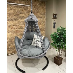 ip örme tek kişilik salıncak