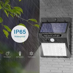 LED GÜNEŞ ENERJİLİ HAREKET SENSÖRLÜ SU GEÇİRMEZ LAMBA