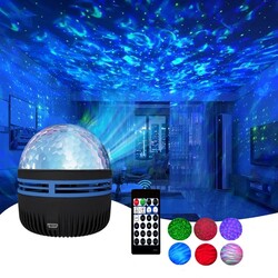 LED GALAXY GECE LAMBASI PROJEKTÖR 7 RENK ÇEŞİDİ