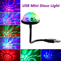USB GİRİŞLİ MİNİ DİSKO TOPU RGB RENKLİ