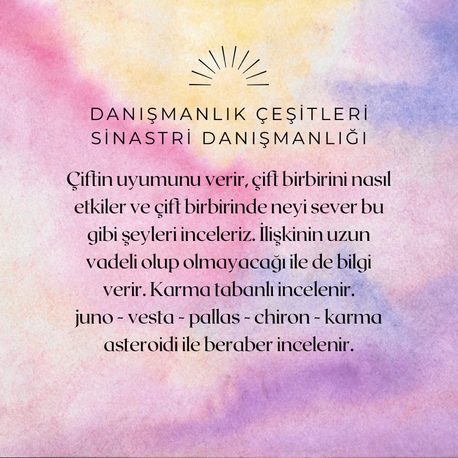 SİNASTRİ DANIŞMANLIĞI