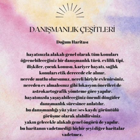DOĞUM HARİTASI + DOĞUM SAATİ BELİRLEME