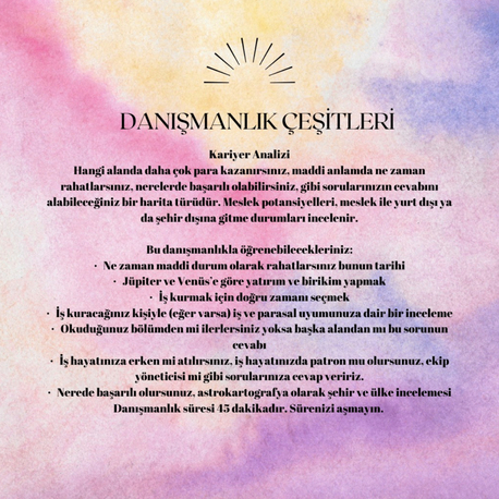 KARİYER ANALİZİ