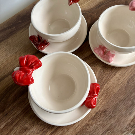 Kurdeleli Fincan Set