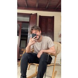çizgili oversize t-shirt