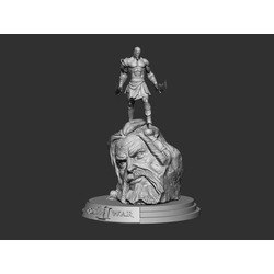 Kratos Zeus God of War 3D Printable Model Stl