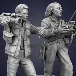 Back To The Future 3D Printed Model Stl File