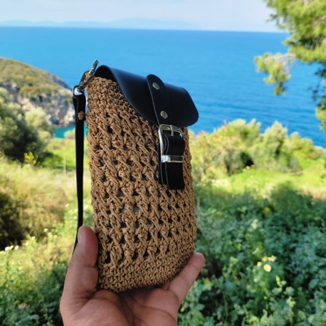 kapaklı günlük çanta,rustik bohem hasır çanta, otantik çapraz askılı 