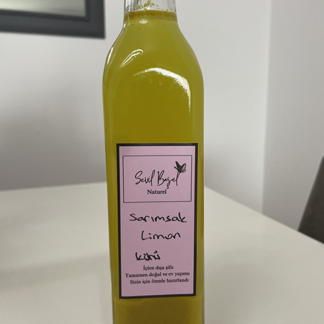 Tekli satış, 1 adet 500 ml sarımsak limon kürü ( 4 lü set kullanımı tavsiye edilir) 