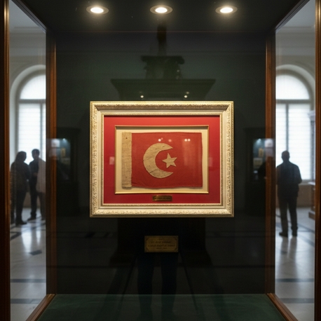 osmanlı asker cep bayrağı