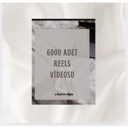 6000 Adet Estetik Reels Videosu