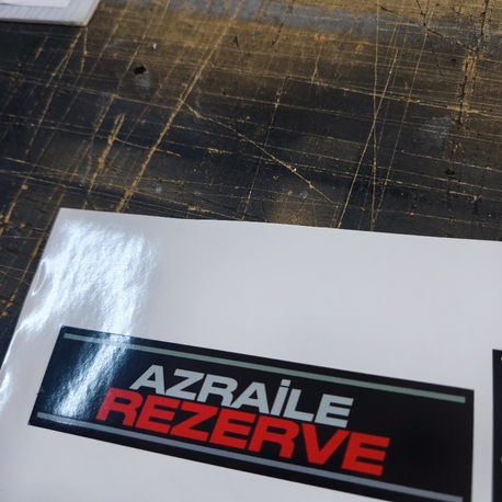 Azraile rezerve sticker