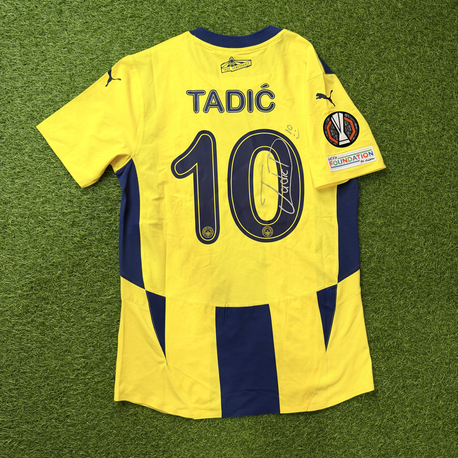 Orijinal 24/25 Sezonu Dusan Tadic Maçta Giydiği Islak İmzalı Fenerbahçe Forması