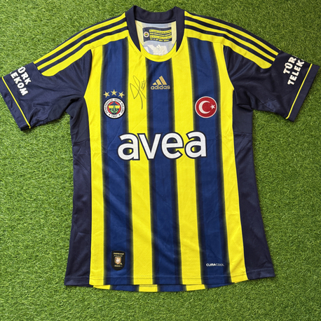 Orijinal 11/12 Sezonu Alex de Souza Islak İmzalı Fenerbahçe M beden