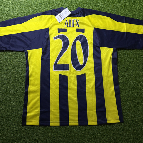 Orijinal 03/04 Sezonu Alex de Souza Etiketli Fenerbahçe Forması XXL beden
