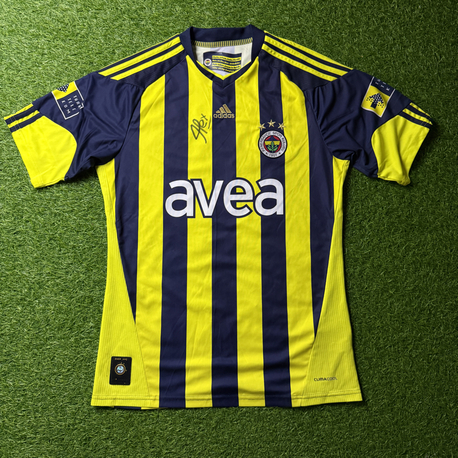 Orijinal 10/11 Sezonu Alex de Souza Islak İmzalı Fenerbahçe Forması M beden 