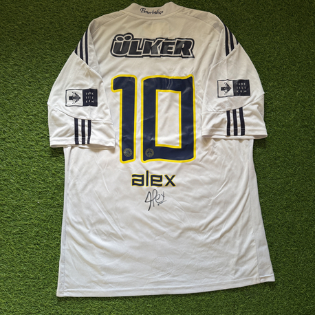 Orijinal 10/11 Sezonu Alex de Souza Islak İmzalı Fenerbahçe Forması L beden