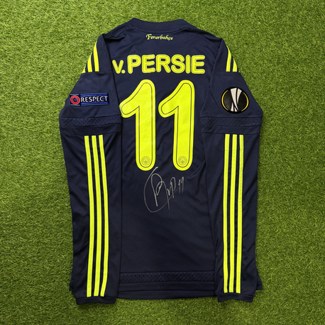 Orijinal 15/16 Sezonu RvP Islak İmzalı Fenerbahçe Maç Forması 