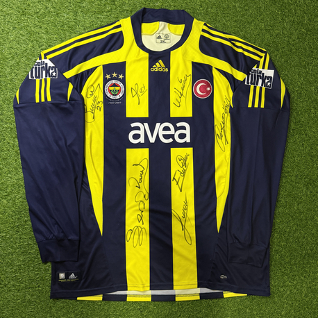 Orijinal 07/08 Sezonu 100. Yıl Islak İmzalı Roberto Carlos Fenerbahçe Forması 2XL beden