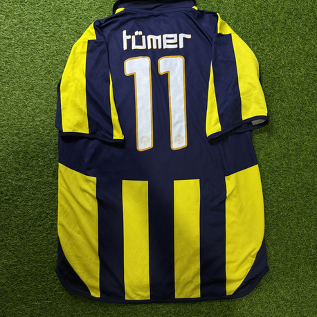 Orijinal 100. Yıl Tümer Metin Çubuklu Fenerbahçe Forması