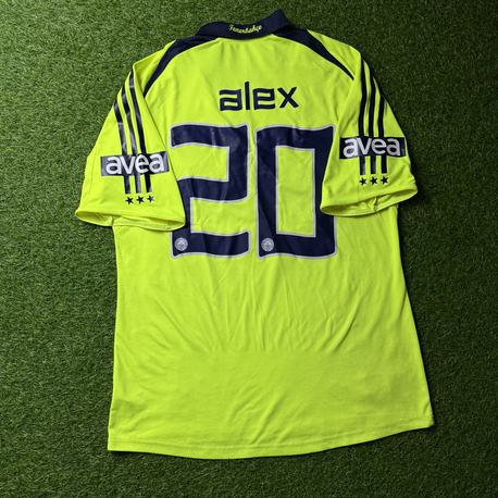 Orijinal 08/09 Sezonu Alex de Souza Neon Fenerbahçe Forması S beden