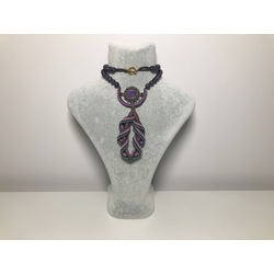 Purple Sparkles Kolye
